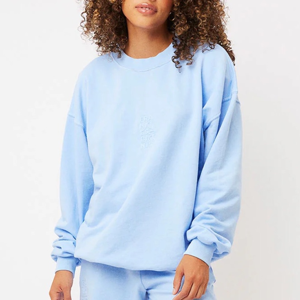 Light Blue Frankie’s Bikinis Crewneck